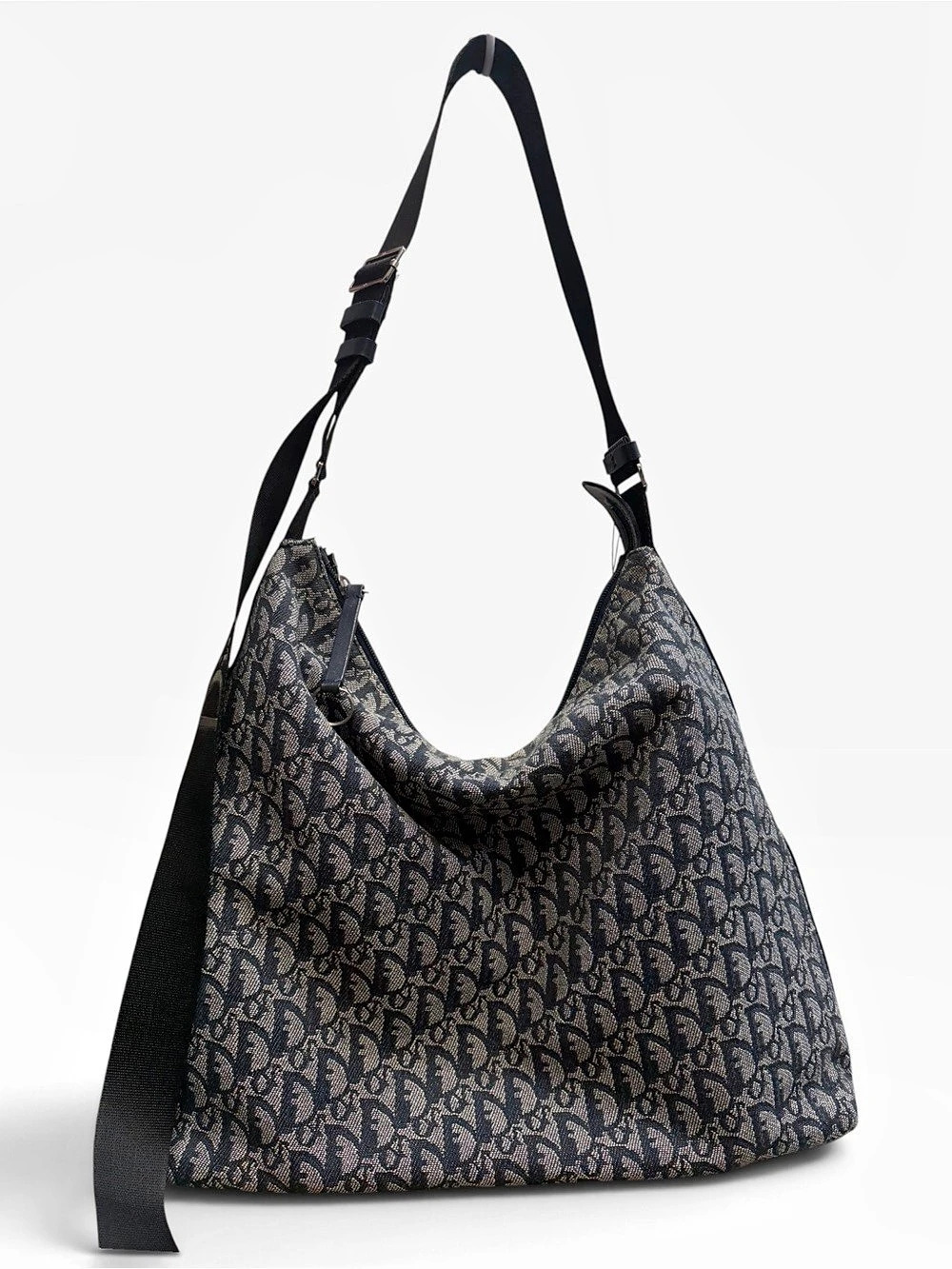 Dior Oblique  Crossbody/Shoulder Bag in Navy Blue & Gray